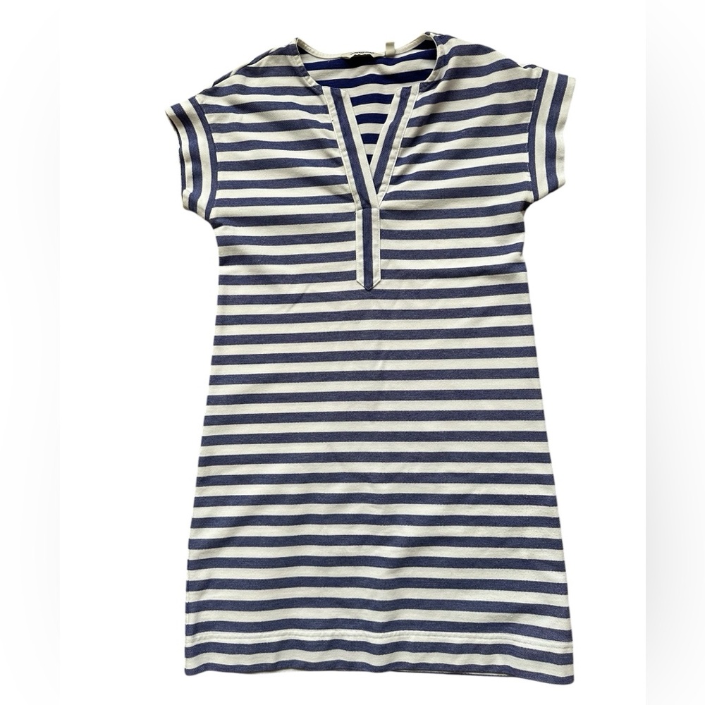 Vineyard wines women’s Coastal Striped Dress XXS Blue White Striped